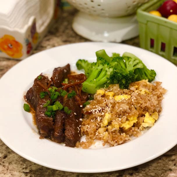 Mongolian Beef with Fried Rice