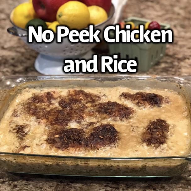 No Peek Chicken Rice