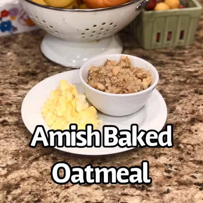 Amish Baked Oatmeal