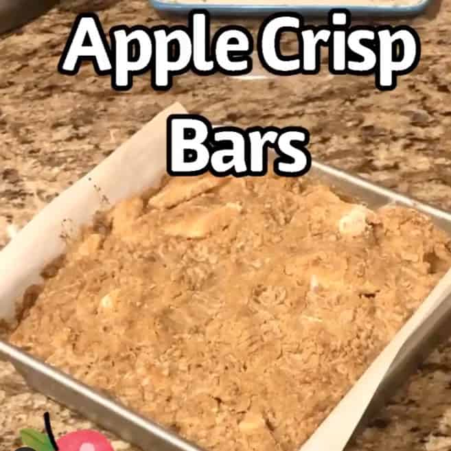 Apple Crisp Bars