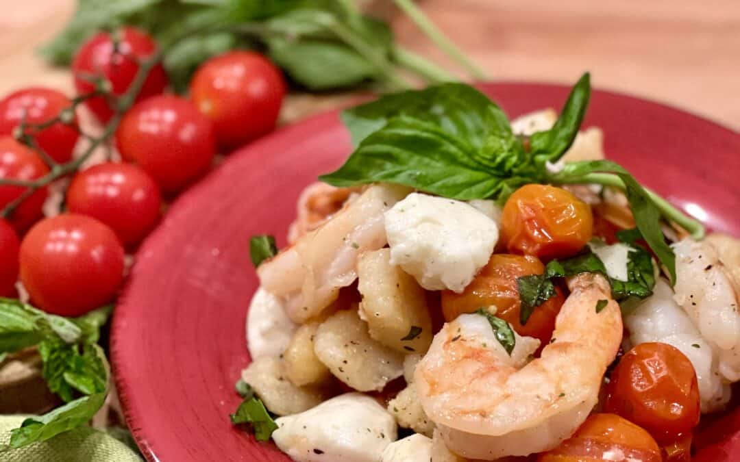 Sheet Pan Tomato Shrimp & Gnocchi