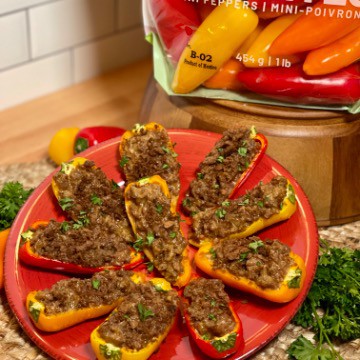 Zesty Meat & Cheese Peppers