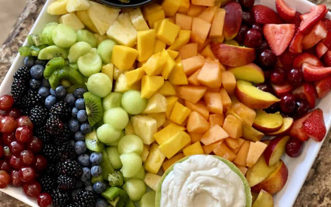 Eat the Rainbow: Summer Snack Board