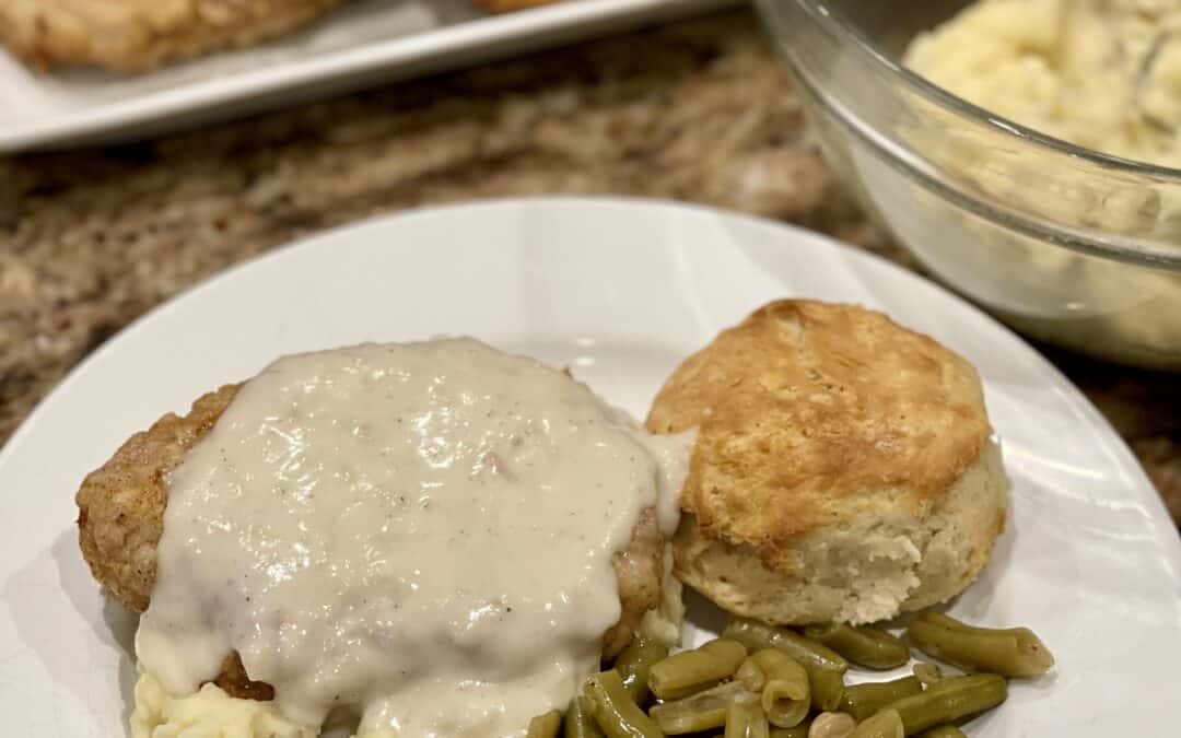 Southern Fried Pork Chops and Gravy