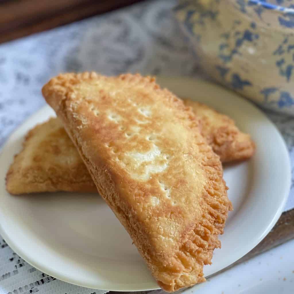 a perfect, flaky, golden fried apple pie