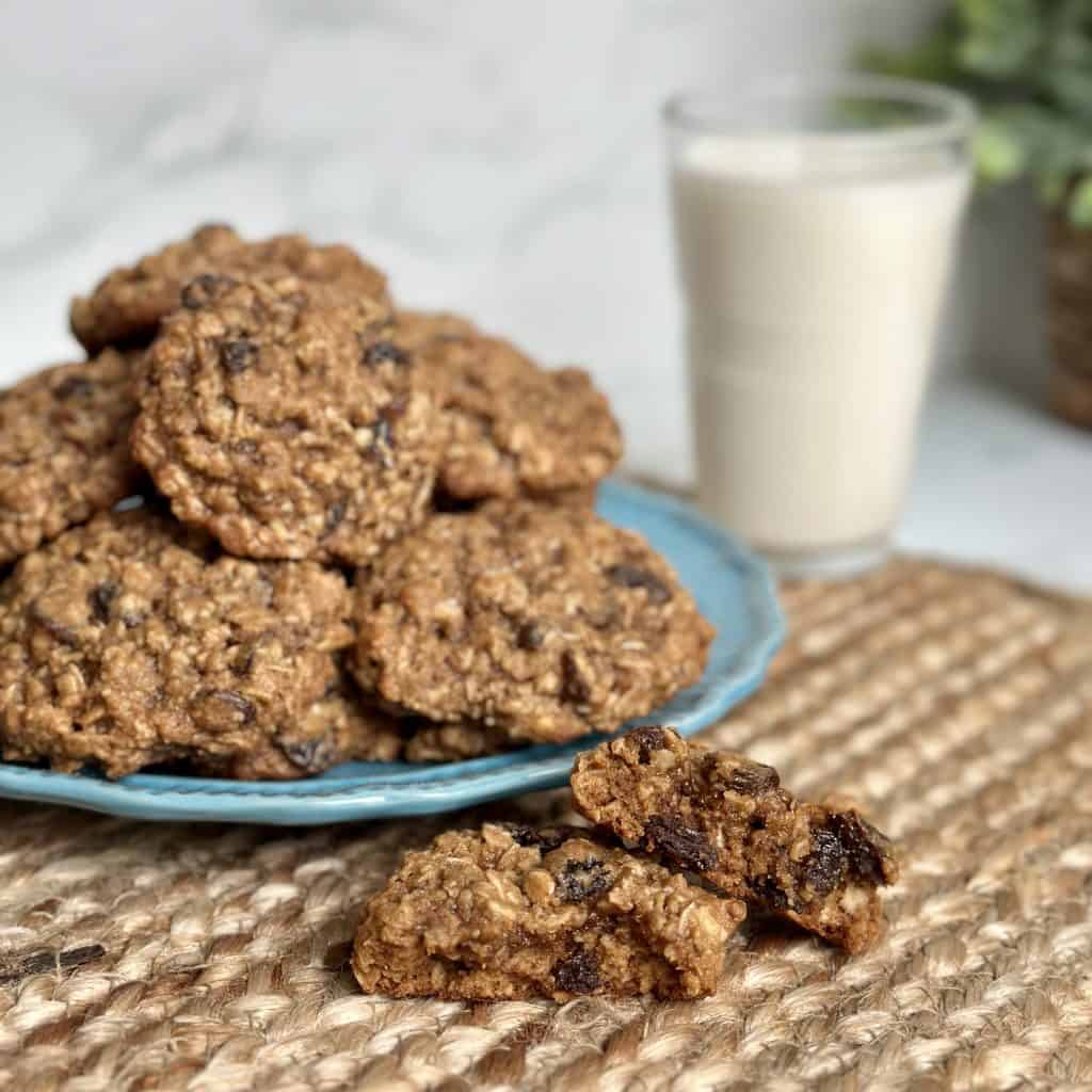 cookies piled on a place on a table