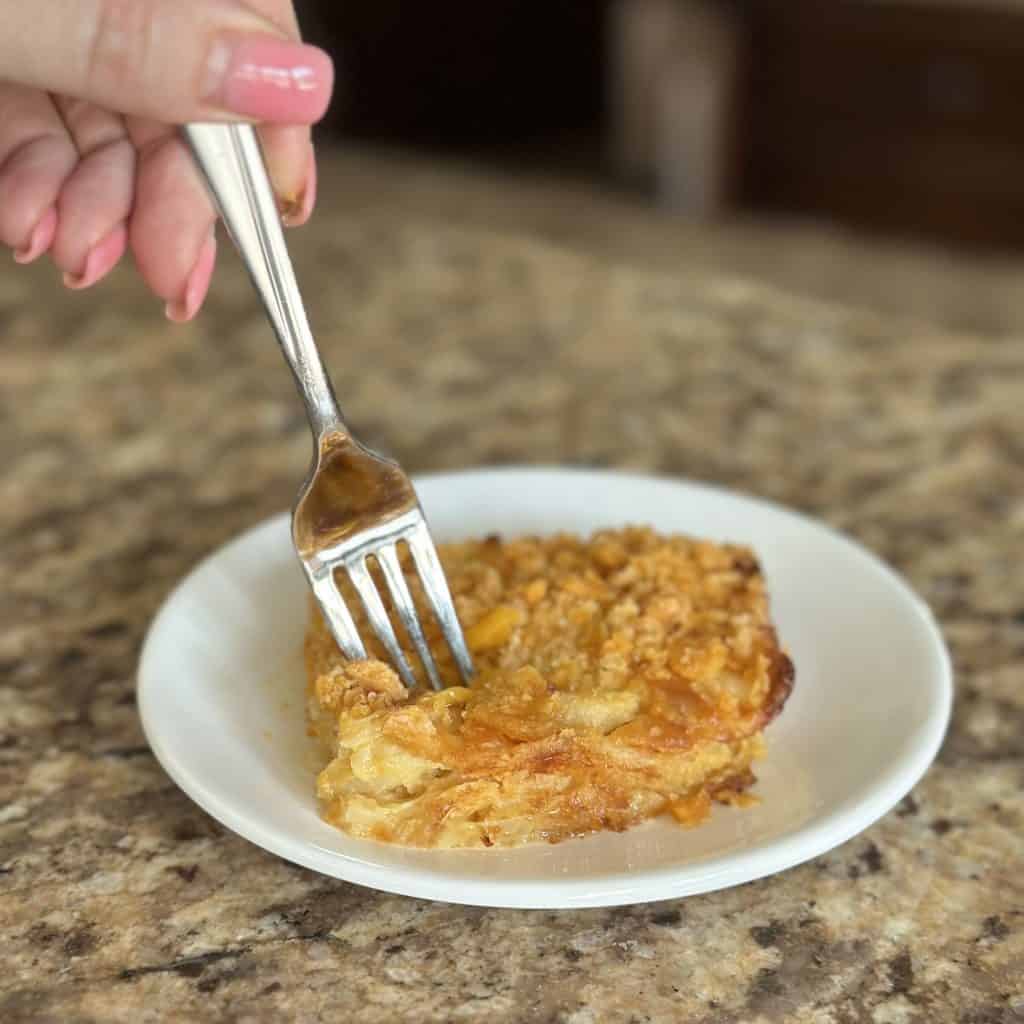 plated casserole 