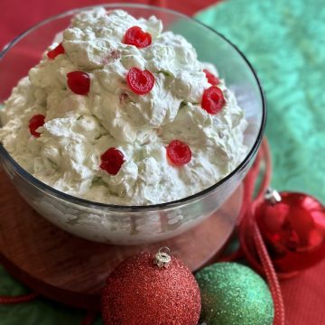 A bowl of Watergate salad.