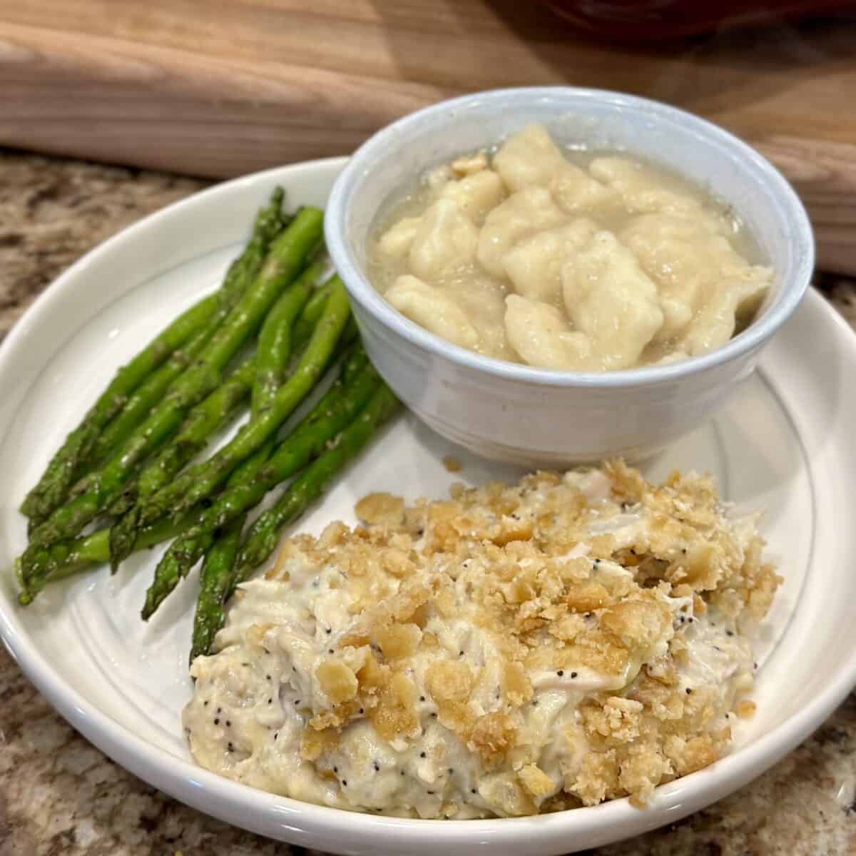 Poppy Seed Chicken Casserole - Dinner in 321