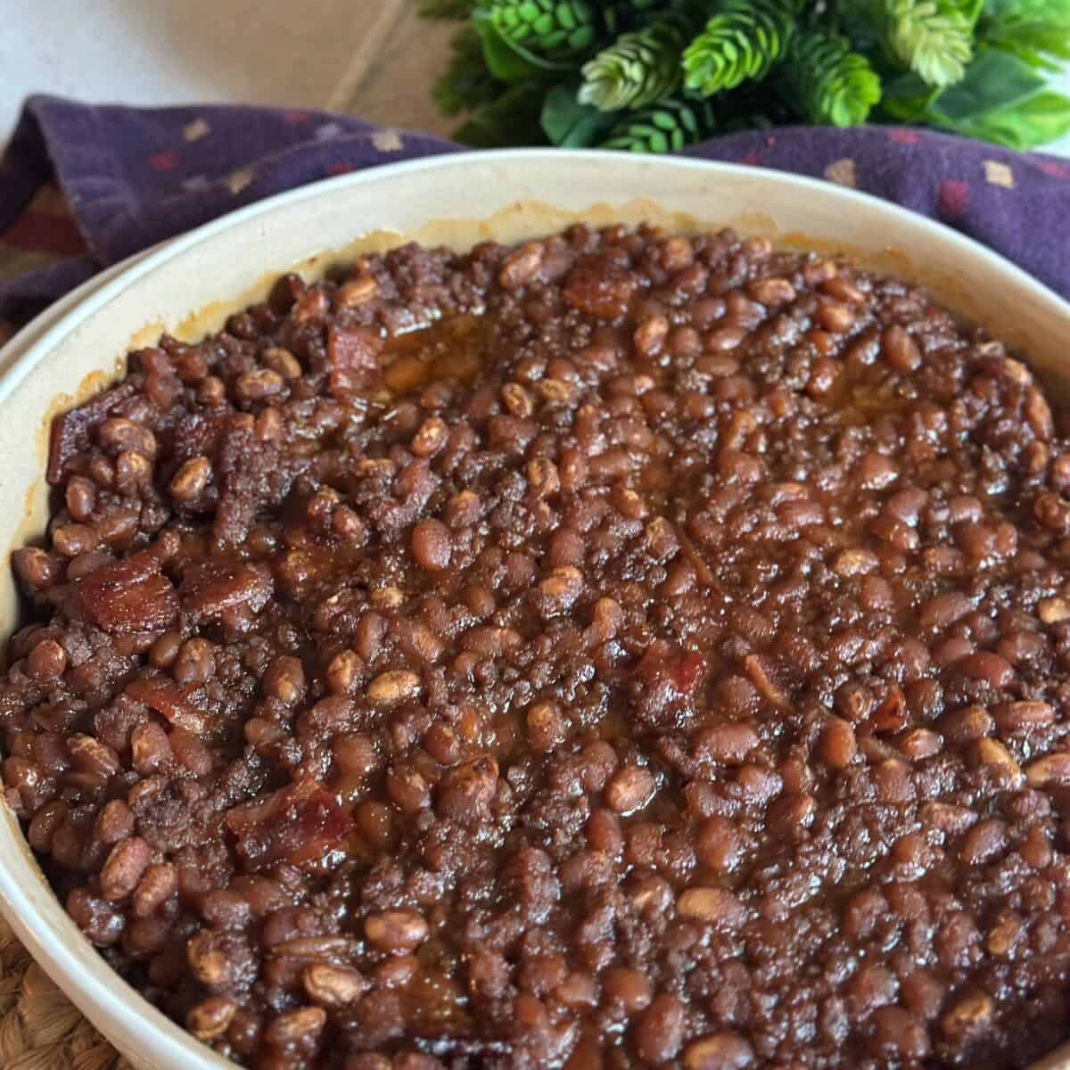 Baked Beans and Ground Beef - Dinner in 321