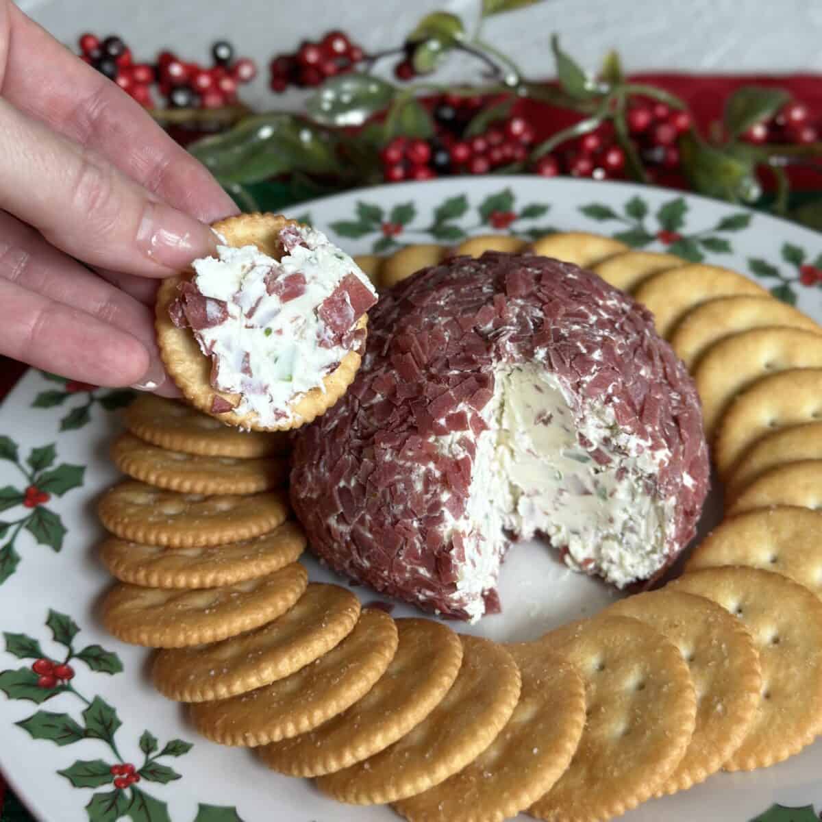 Chipped Beef Cheese Ball - Dinner in 321