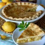 A shaker lemon pie.