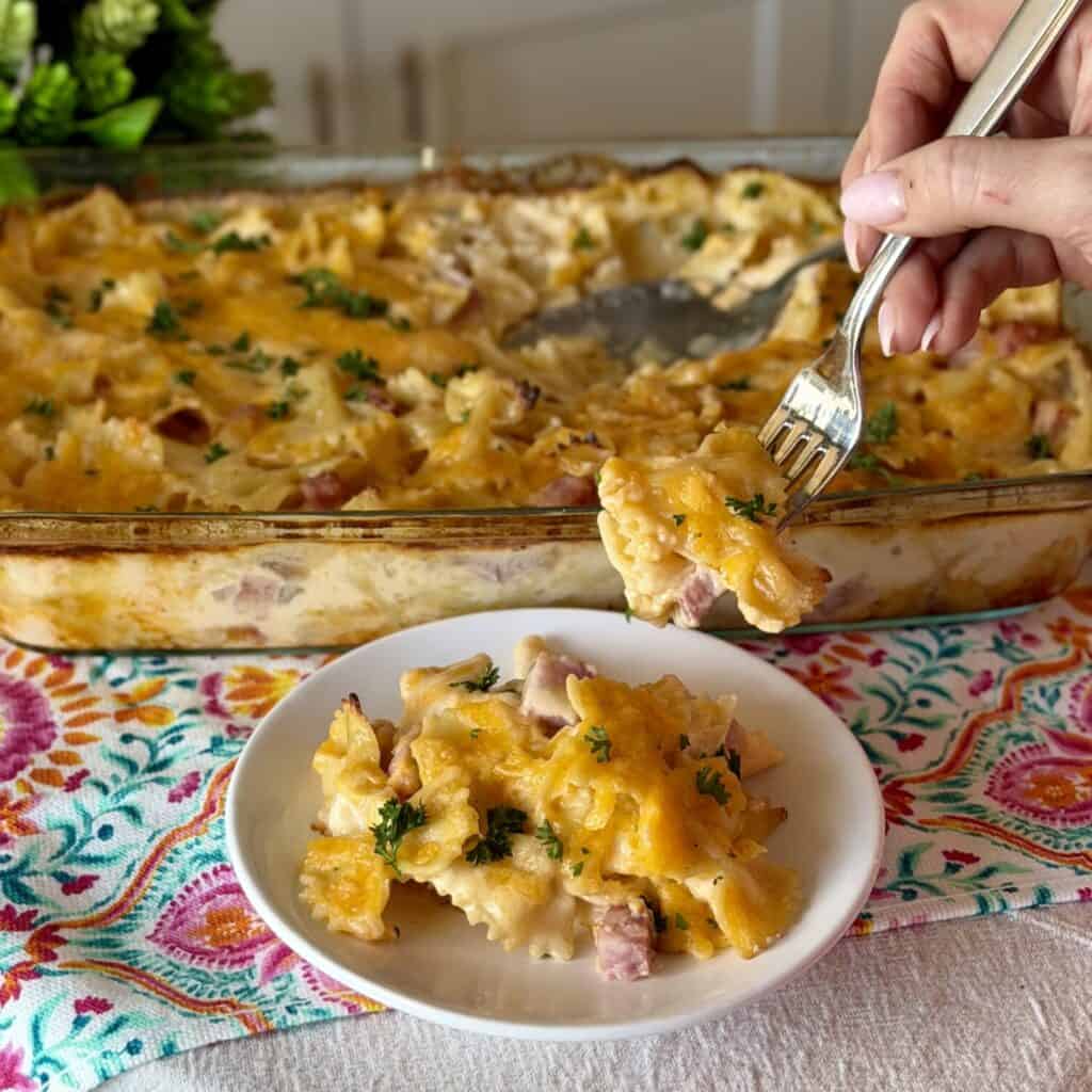 Ham and Cheese Casserole.
