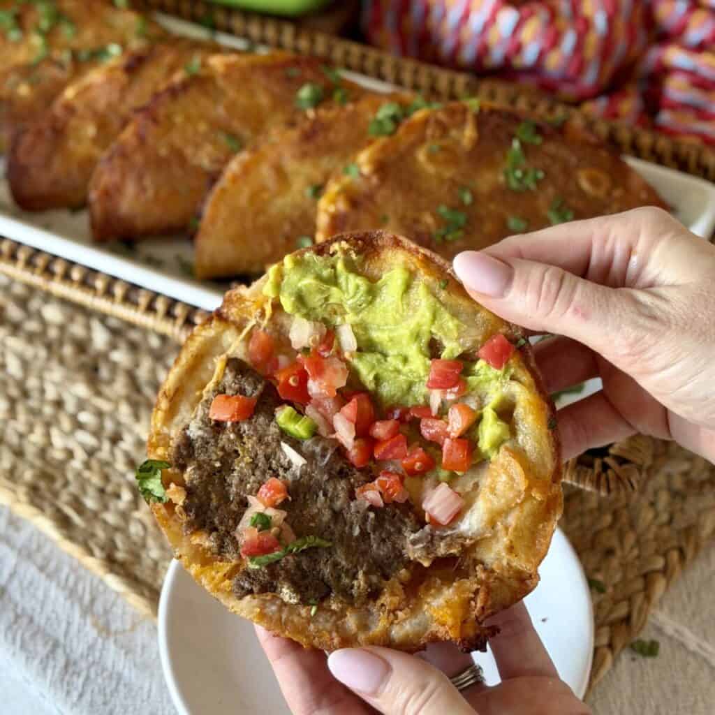 A sheet pan taco.