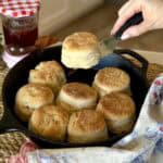 A pan of Lard biscuits.