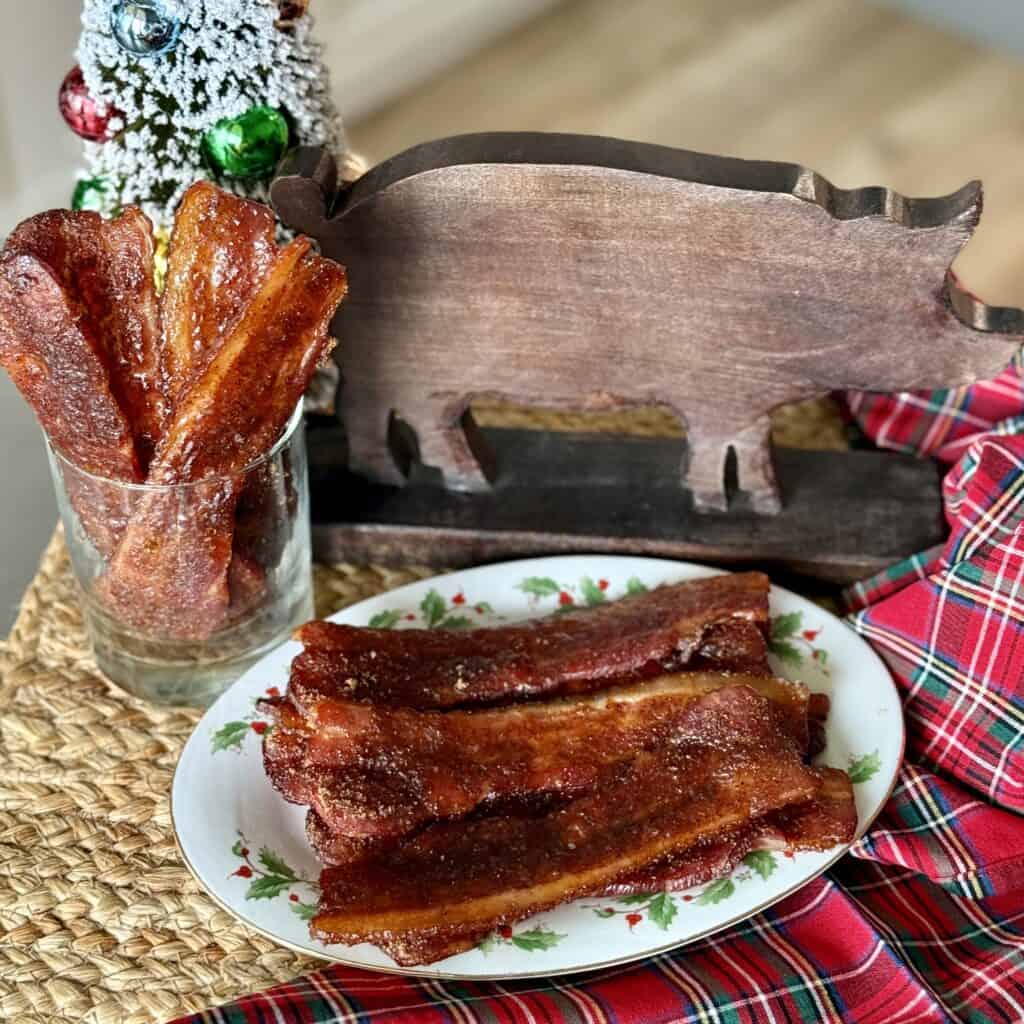 A plate of millionaire bacon.