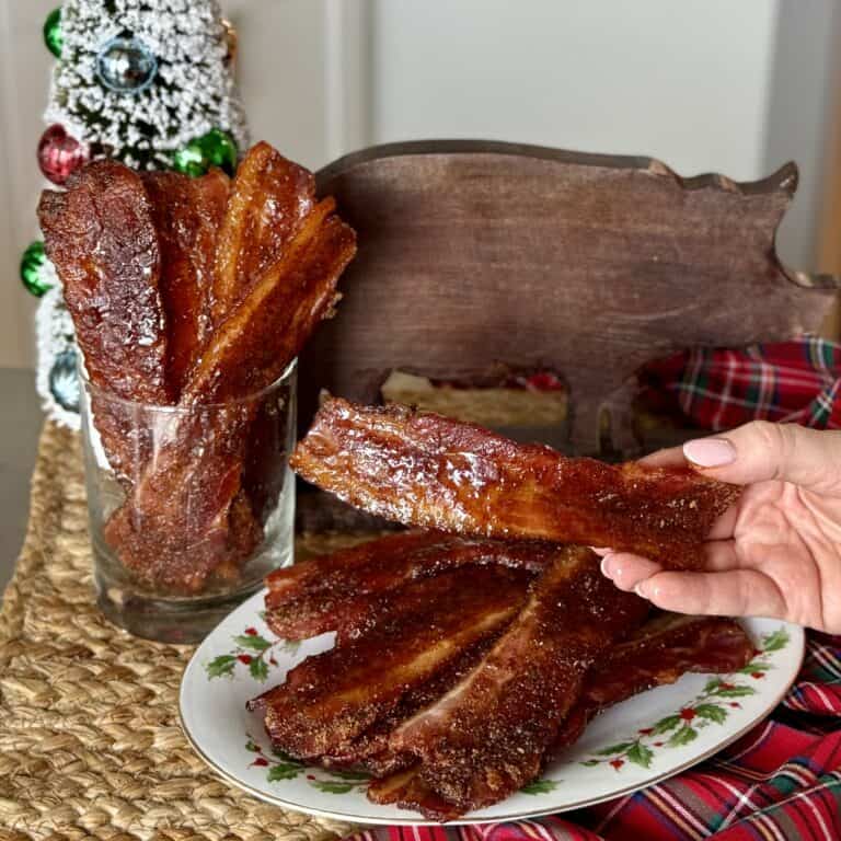 A plate of millionaire bacon.