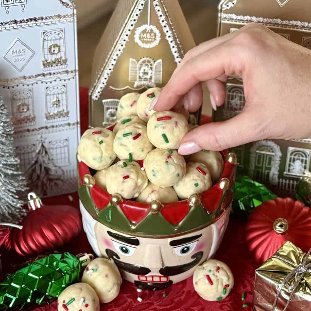 A bowl of Edible Sugar Cookie Dough.